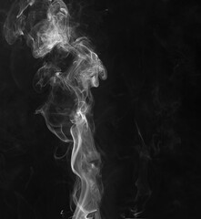 smoke fog on the black background texture pattern isolated