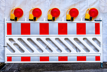 security barrier at a street