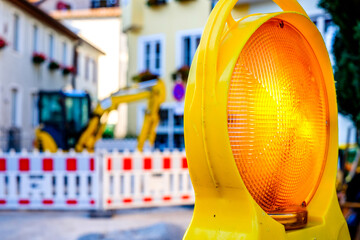 security barrier at a street