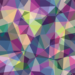 Obraz premium Vector abstract polygonal colorful pattern. Seamless pattern can be used for wallpaper, pattern fills, web page background, surface textures.