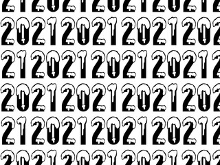 New year, 2021, wallpaper, photo wallpaper, print