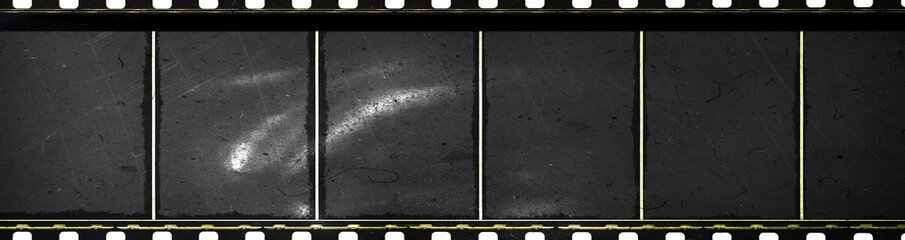 vintage looking 35mm film material surface, detail macro photo.