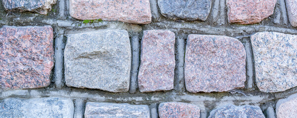 stone wall made of large stones