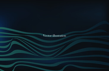 Optical illusion lines background.Conceptual design of optical illusion vector. EPS 10 Vector illustration