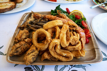 Meal in a restaurant