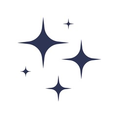 Obraz premium Sparkle vector icon. Shine symbol