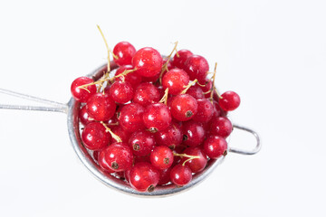 Fruit washed under running water