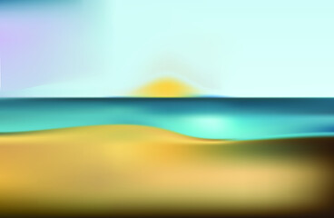 summer time with abstract . summer background. sea, sun, sand. vector illustration. modern background. eps 10