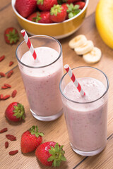 Strawberry and banana smoothie