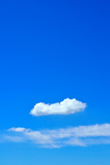 青空と浮かぶわた雲