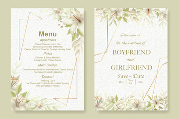 Wedding invitation card