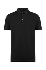 Black male blank shirt. Front view