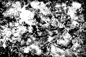 Grunge black and white. The grunge texture is monochrome. Pattern of dirt, dust, cracks, chips. Worn old surface