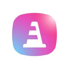 Traffic Cone - Mobile App Icon