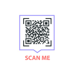 Scan me qr code message