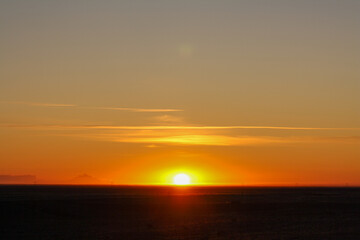 Fototapeta premium Sonnenuntergang in Island