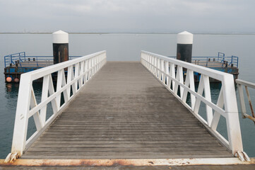 Obraz premium dock or pier in the water