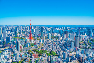 東京の高層ビルと青空 ~ A sunny day in Tokyo, Japan ~