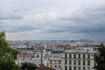Dächer von Paris Ausblick über die Stadt 