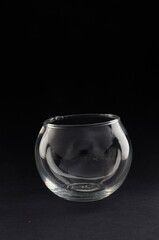 aquarium sur fond noir