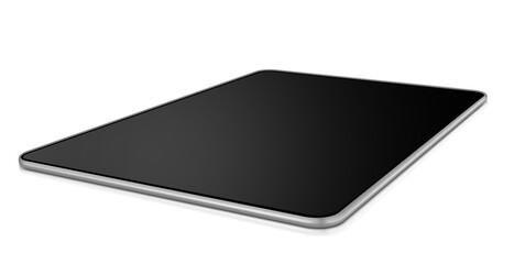 Black digital tablet mockup