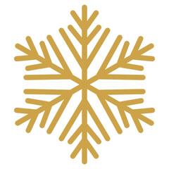 Gold Snowflake Icon. Snowflakes template. Christmas Snowflake winter. Snowflakes icons. Snowflake vector icon for brush stamp