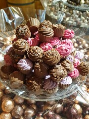 christmas cookies with chocolate