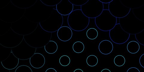 Dark BLUE vector layout with circle shapes.