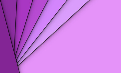 Fototapeta premium Abstract vector purple triangle layout.
