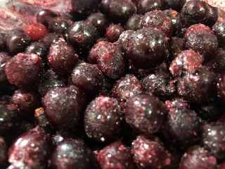 blackberry and raspberry