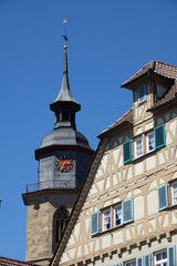 Obraz premium Stadtkirche in Vaihingen an der Enz