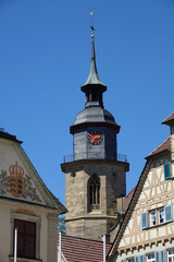 Fototapeta na wymiar Stadtkirche in Vaihingen an der Enz