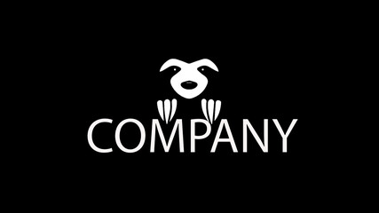 sloth logo design © Burak