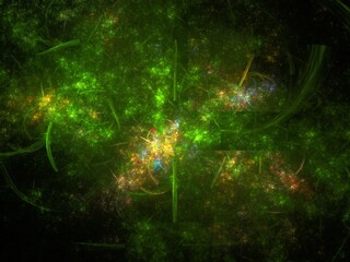 Imaginatory fractal background Image