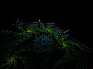Imaginatory fractal background Image