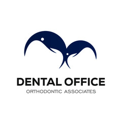 Dental Clinic Logo Design Dentist Logo Tooth abstract Linear Dentist stomatology