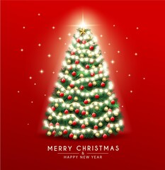 lighting christmas card