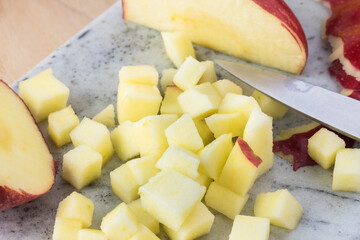 Delicious bacon apple creamy cheddar cheese soup.