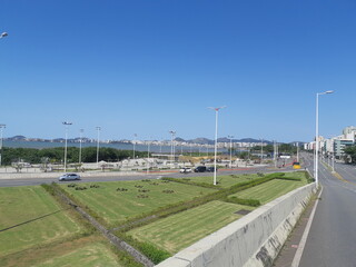 Fototapeta na wymiar Vitória ES - Brasil. Viaduto da Vale.