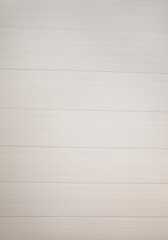 Naklejka premium Architecture and interior design materials texture and pattern. Closeup view of ceiling white plates resembling wood.