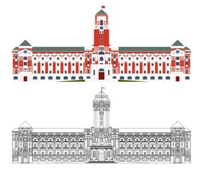 Obraz premium Office of the President Taiwan.