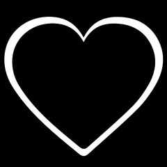 Decorative outline the heart