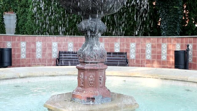 fountain slow motion