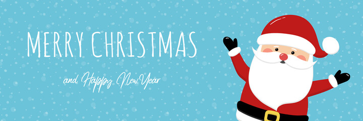 Santa Claus. Christmas decoration. Vector