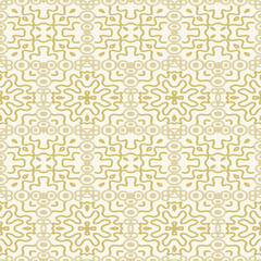 Vector abstract intricate line seamless pattern background.