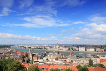 Naklejka na ściany i meble Budapest skyline