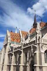 Fototapeta na wymiar Budapest landmark - Matthias Church