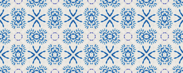 Abstract Geo print. Cyan Ornate Decoration.