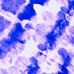 Fototapeta na wymiar Aquarelle Vibrant Picture. Cold Abstract. Pen