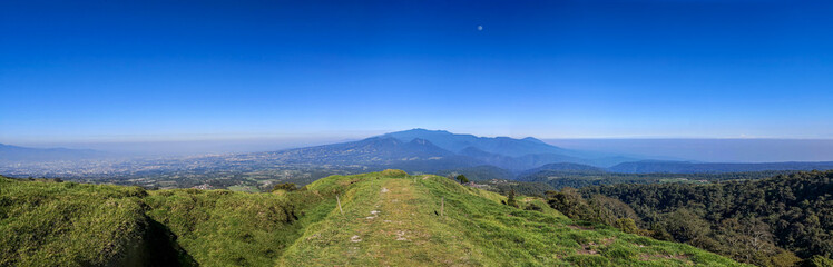 panorama of the mountains Costa Rica